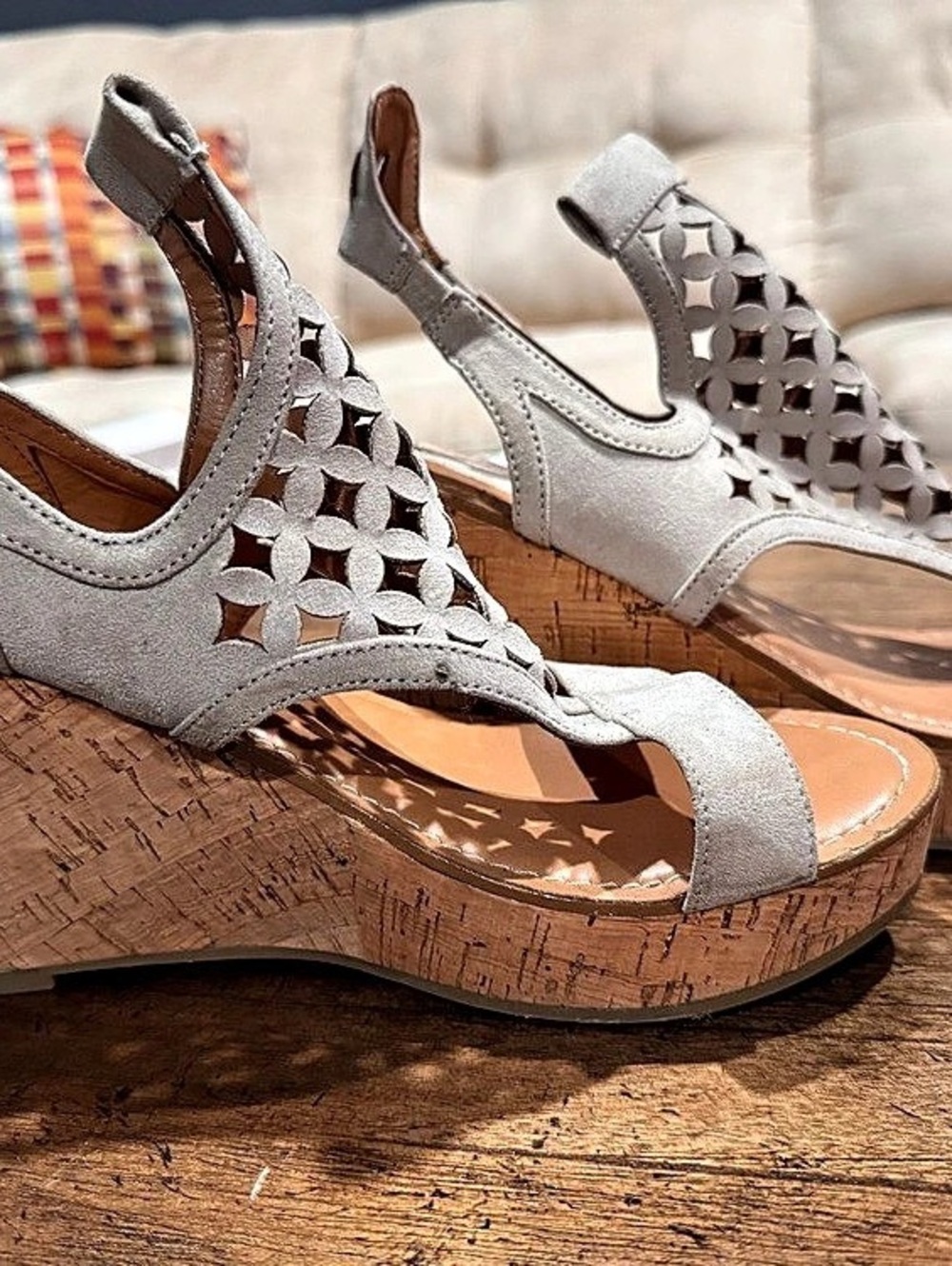 Women’s 10 Cork Wedge Sandal Tan